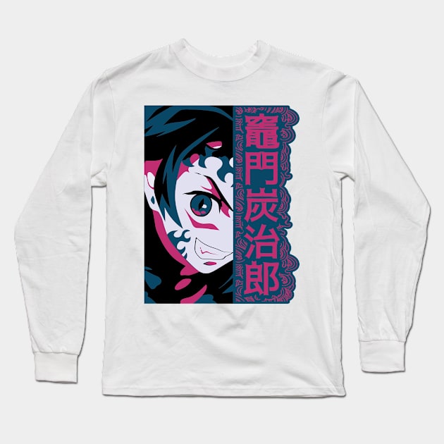 Tanjiro Demonio Long Sleeve T-Shirt by Mr. Yolo